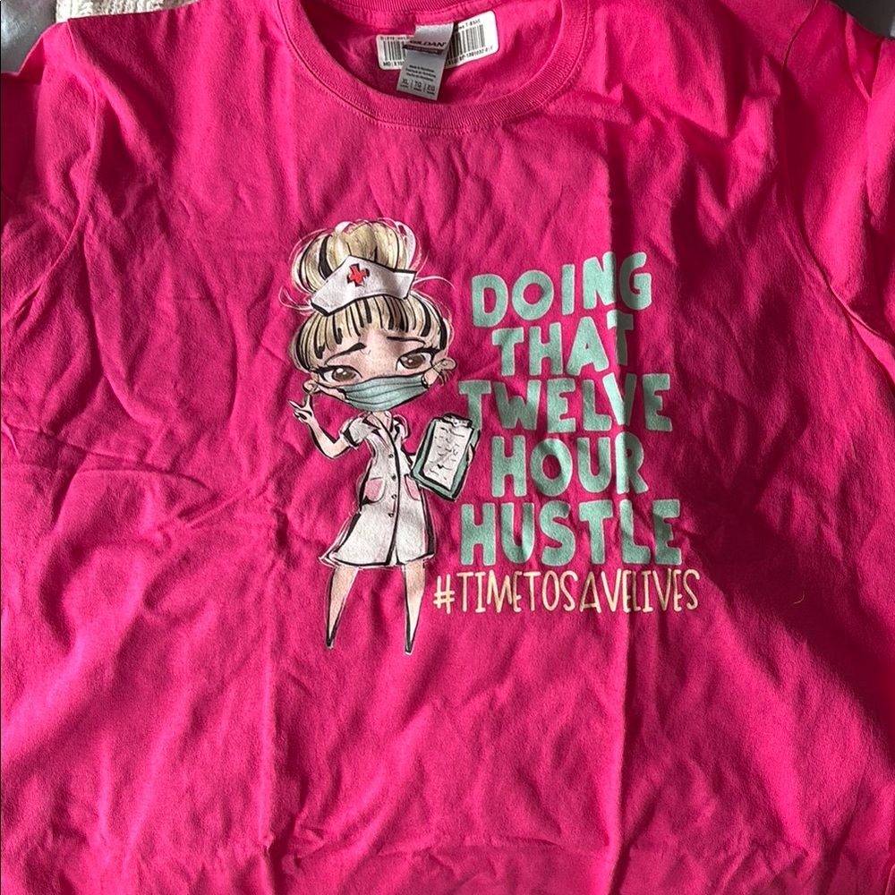 Pink Women’s Nurse Graphic Tee